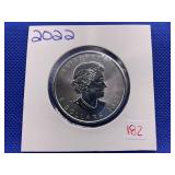 2022 CANADIAN ELIZABETH THE II $5 - .999 FINE