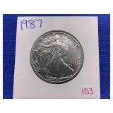 1987 AMERICAN SILVER EAGLE