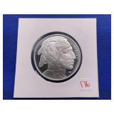 INDIAN HEAD ONE TROY OUNCE .999 FINE SILVER