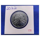 2022 AUSTRIAN MINT WEINER PHILHARMONIKER ONE