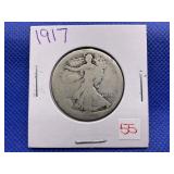 1917 WALKING LIBERTY HALF DOLLAR