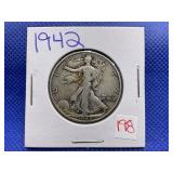 1942 WALKING LIBERTY HALF DOLLAR