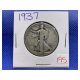 1937 WALKING LIBERTY HALF DOLLAR