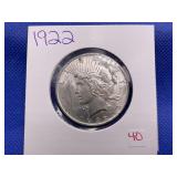 1922 PEACE DOLLAR