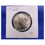 1922 PEACE DOLLAR