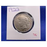1922 PEACE DOLLAR