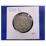 1923-D PEACE DOLLAR