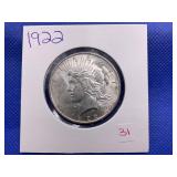 1922 PEACE DOLLAR