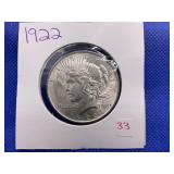 1922 PEACE DOLLAR