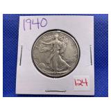 1940 WALKING LIBERTY HALF DOLLAR