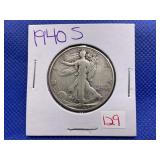 1940-S WALKING LIBERTY HALF DOLLAR
