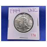 1944 WALKING LIBERTY HALF DOLLAR - UNC