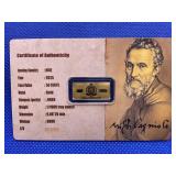 2025 .9999 GOLD 1/1,000TH TROY OUNCE