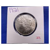 1921 MORGAN SILVER DOLLAR