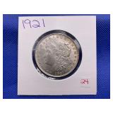 1921 MORGAN SILVER DOLLAR