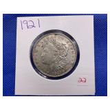 1921 MORGAN SILVER DOLLAR