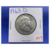 1963-D FRANKLIN HALF DOLLAR