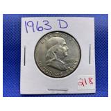 1963-D FRANKLIN HALF DOLLAR