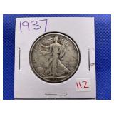 1937 WALKING LIBERTY HALF DOLLAR