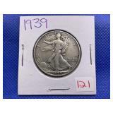 1939 WALKING LIBERTY HALF DOLLAR