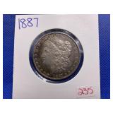 1887 MORGAN SILVER DOLLAR