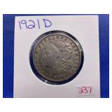 1921 MORGAN SILVER DOLLAR