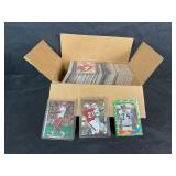 BOX OF MISC NFL CARDS