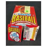 1991 FLEER MLB BASEBALL LOGO STICKERS & TRADING
