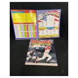 LOT OF 2 - 1986 STICKER YEARBOOKS - ONE NEW & ONE