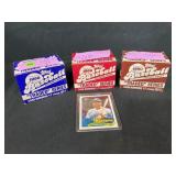 1988, 1989 & 1990 TOPPS TRADED COMPLETE SETS