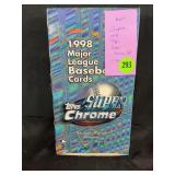 1998 TOPPS MAJOR LEAGUE BASEBALL CARDS SUPER