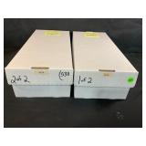 LOT OF 2  SMALL MONSTER BOX - 1974 TOPPS MLB CARDS