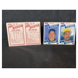 1987 COMPLETE SET OF 24 M & M BASEBALL CARDS -
