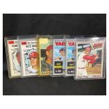 LOT OF 6 - 1970 MLB TOPPS BASEBALL CARDS