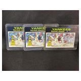 LOT OF 3 - 1971 MLB TOPPS THURMAN MUNSON CARDS