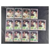 LOT OF 13 - 1978 MLB TOPPS GIANTS STARS CARDS