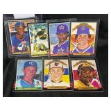 LOT OF 9 - 1985 MLB DONRUSS STARS CARDS