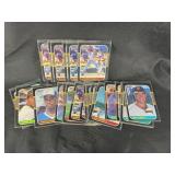 LOT OF 33 - 1987 MLB DONRUSS STARS CARDS