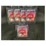 LOT OF 5 - 1987 MLB DONRUSS BARRY LARKIN ROOKIE