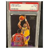LOT OF 2 NBA CARDS - PSA 1996 FLEER KOBE BRYANT