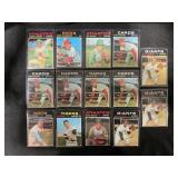 LOT OF 14 - 1971 MLB TOPPS BASEBALL STARS CARDS