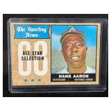 1969 HANK AARON ALL STAR COLLECTION MLB CARD