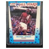 FLEER '89 ALL-STARS MICHAEL JORDAN NBA CARD