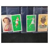 LOT OF 4 - TOBACCO CARDS - AFRICAN ALLEN & GINTER