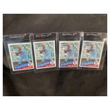 LOT OF 4 - 1985 TOPPS KIRBY PUCKETT MLB CARDS