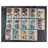 LOT OF 14 - 1979 MLB TOPPS LEADERS BASEBALL CARDS