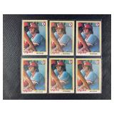 LOT OF 6 - 1978 MLB TOPPS PETE ROSE BASEBALL CARDS
