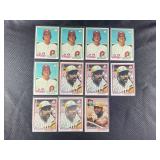 LOT OF 11 - 1978 MLB TOPPS BASEBALL STARS CARDS