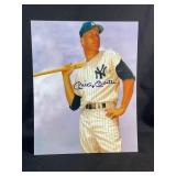 MICKEY MANTLE AUTOGRAPHED PHOTO - NOT AUTHENTI-