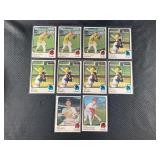 LOT OF 10 - 1973 MLB TOPPS BASEBALL PITCHER CARDS
